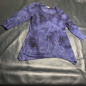 Dressbarn three quarter sleeve blouse - Women- Size M